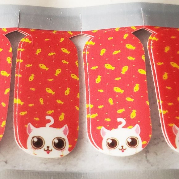 Hungry Kitty Nail Wraps - Picture 1 of 8